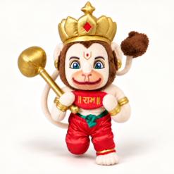 Hanuman Soft Toy - 13.7" Tall Divine Plush