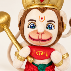 Alternative view of Hanuman Soft Toy - 13.7" Tall Divine Plush