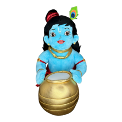 Krishna Soft Toy - 13.7" Tall Divine Plush