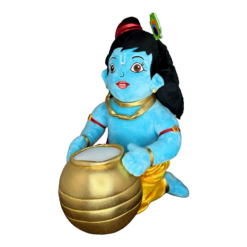 Alternative view of Krishna Soft Toy - 13.7" Tall Divine Plush